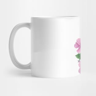 Watercolor hibiscus Mug